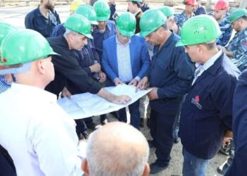وزير النفط يتفقد أعمال الصيانة الجارية في رأس الشعلة بمصفاة بانياس