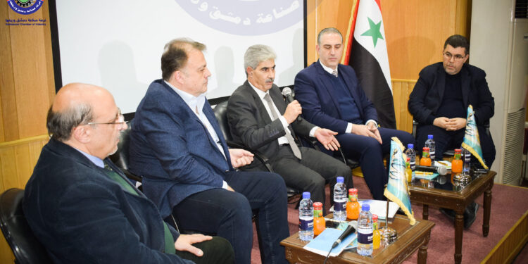 على هامش معرض  موتكس ندوة حوارية لمناقشة المشكلات والمعوقات التي تعترض الصادرات السورية،