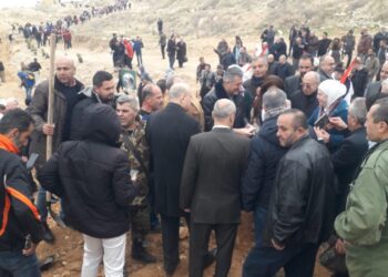 بمشاركة رسمية وشعبية .. غرفة زراعة دمشق وريفيها تساهم بحملة تشجير في جبل قاسيون بدمشق