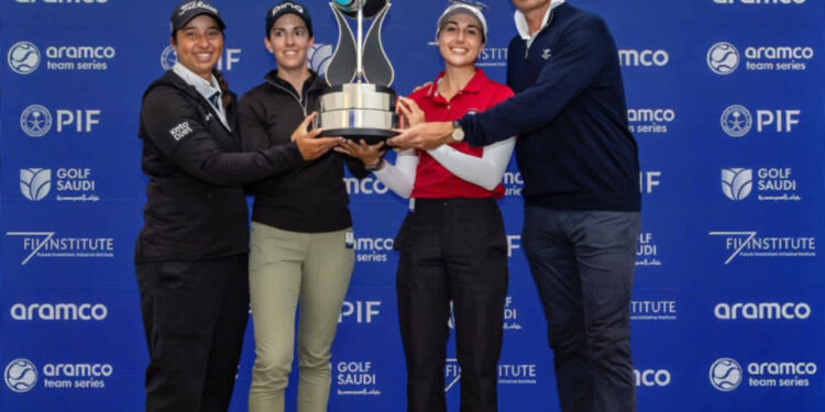 ختام مثير لسلسلة بطولة أرامكو للفرق بالجولف في لندن