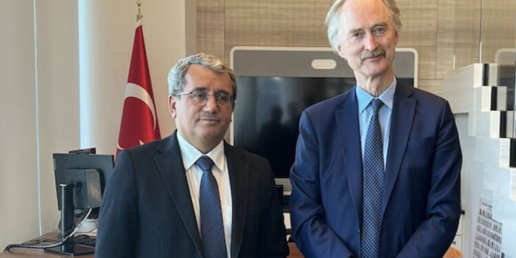 بيدرسون يدعو لمعالجة ملف المقاتلين الأجانب في سوريا