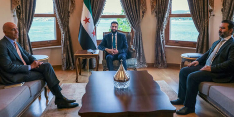 الرئيس السوري يجتمع بالمبعوث الأمريكي في إسطنبول