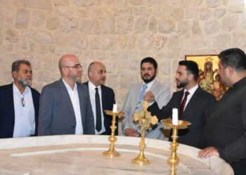 إنشاء مجلس أهلي لوجهاء معلولا ووفد من الأمانة العامة للشؤون السياسية يطلع على الأماكن الأثرية والدينية بالبلدة