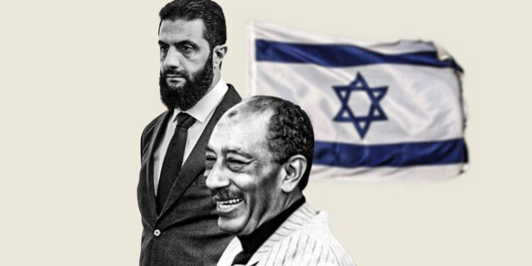 “الشرع يسير على خطى السادات”.. تقرير إسرائيلي يتحدث عن تحرك الرئيس السوري نحو السلام