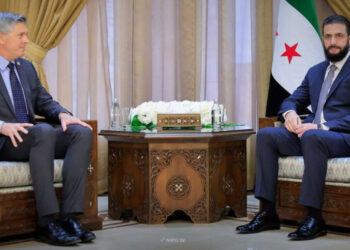 الرئيس الشرع يستقبل وفداً من الكونغرس الأمريكي في دمشق