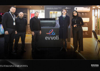 مستشار السفارة الإيطالية يزور معرض BUILDEX سوريا 2025 لمواكبة الإعلان الرسمي لدخول ايفولي إلى السوق السورية