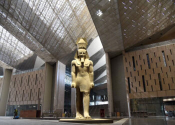 أمطار تغرق المتحف الكبير وتلف بالأرضيات.. الحكومة المصرية ترد على فيديوهات السوشيال ميديا