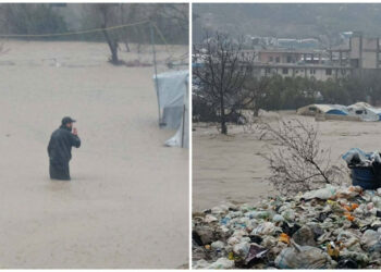 إدلب واللاذقية.. مئات النازحين بلا مأوى مجدداً نتيجة السيول الجارفة